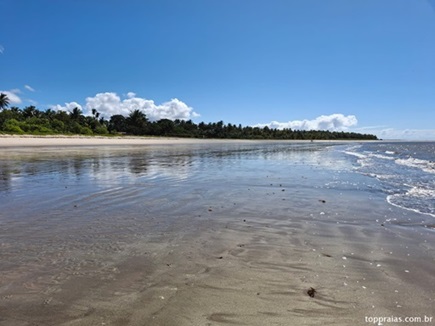 Praia das Bobocas em Santa Cruz Cabrália