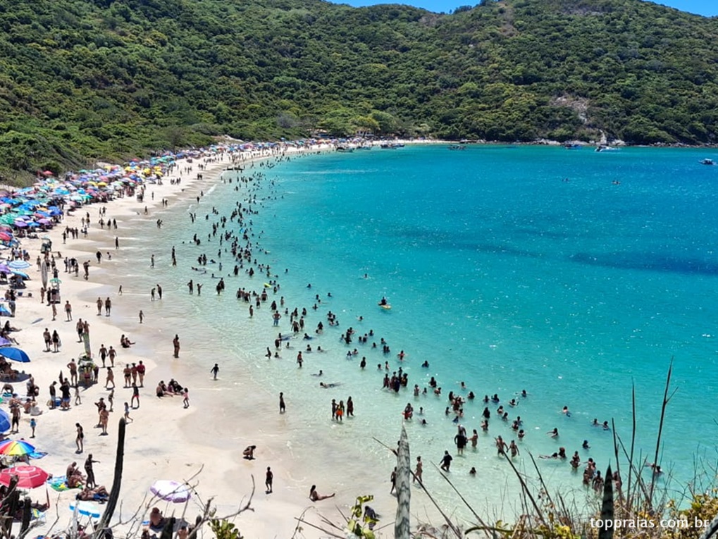 Praia do Forno em Arraial do Cabo