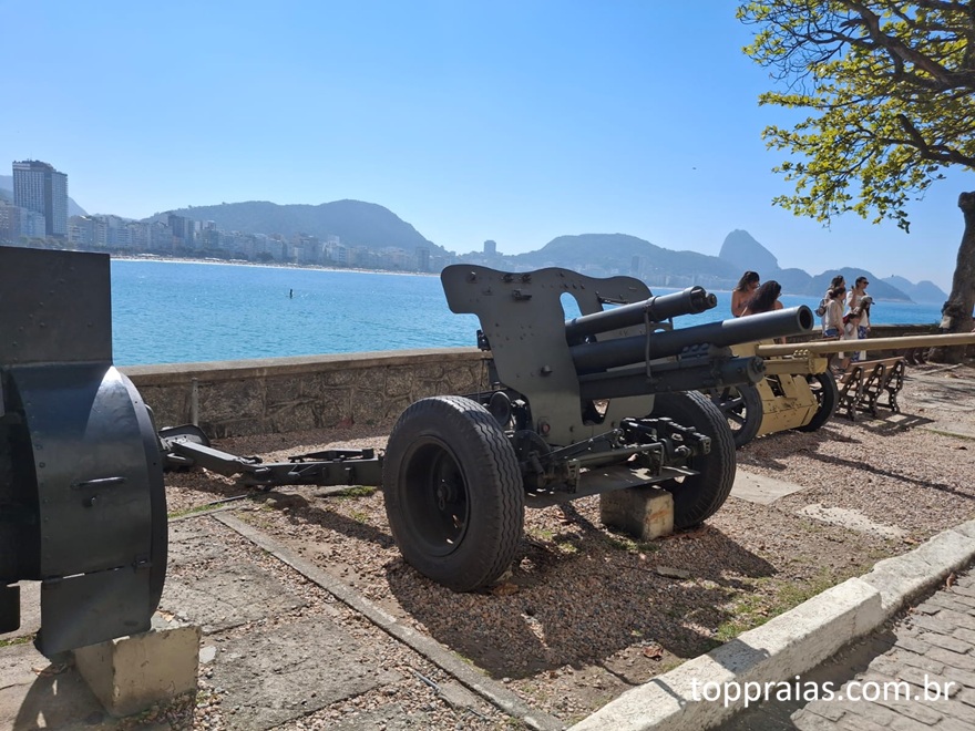 Forte de Copacabana, no Rio de Janeiro